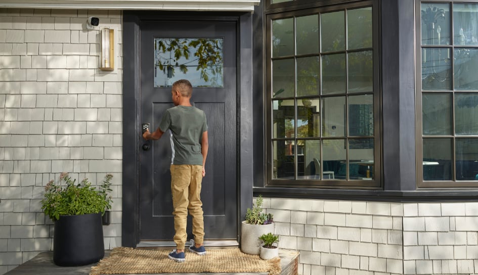 Vivint Smart Lock on home in El Paso